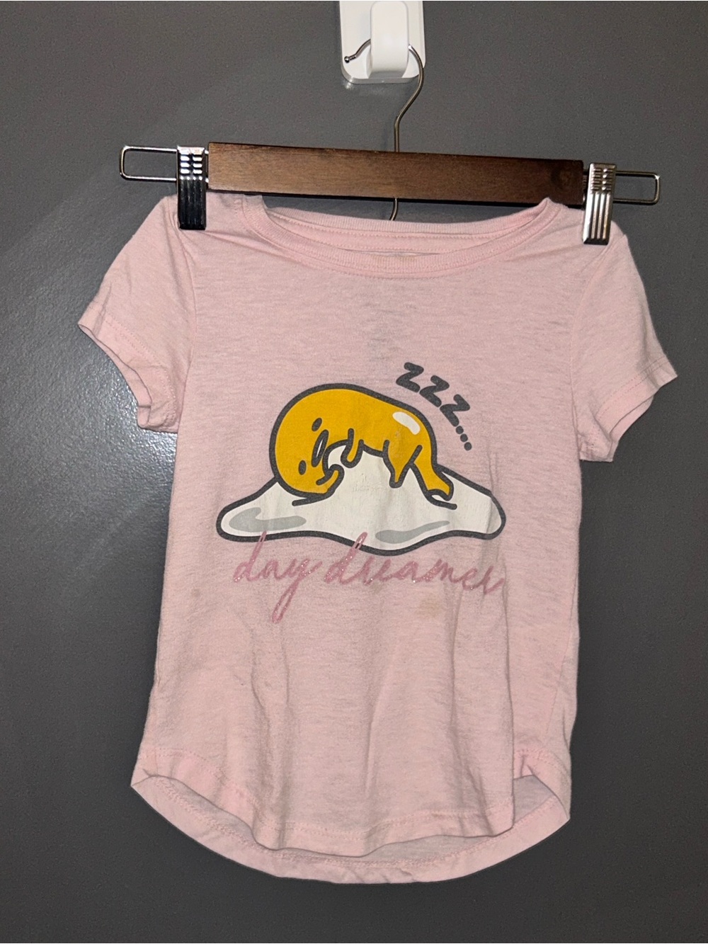 Sanrio Pink Gudetama 'Daydreamer' Short Sleeve Tee